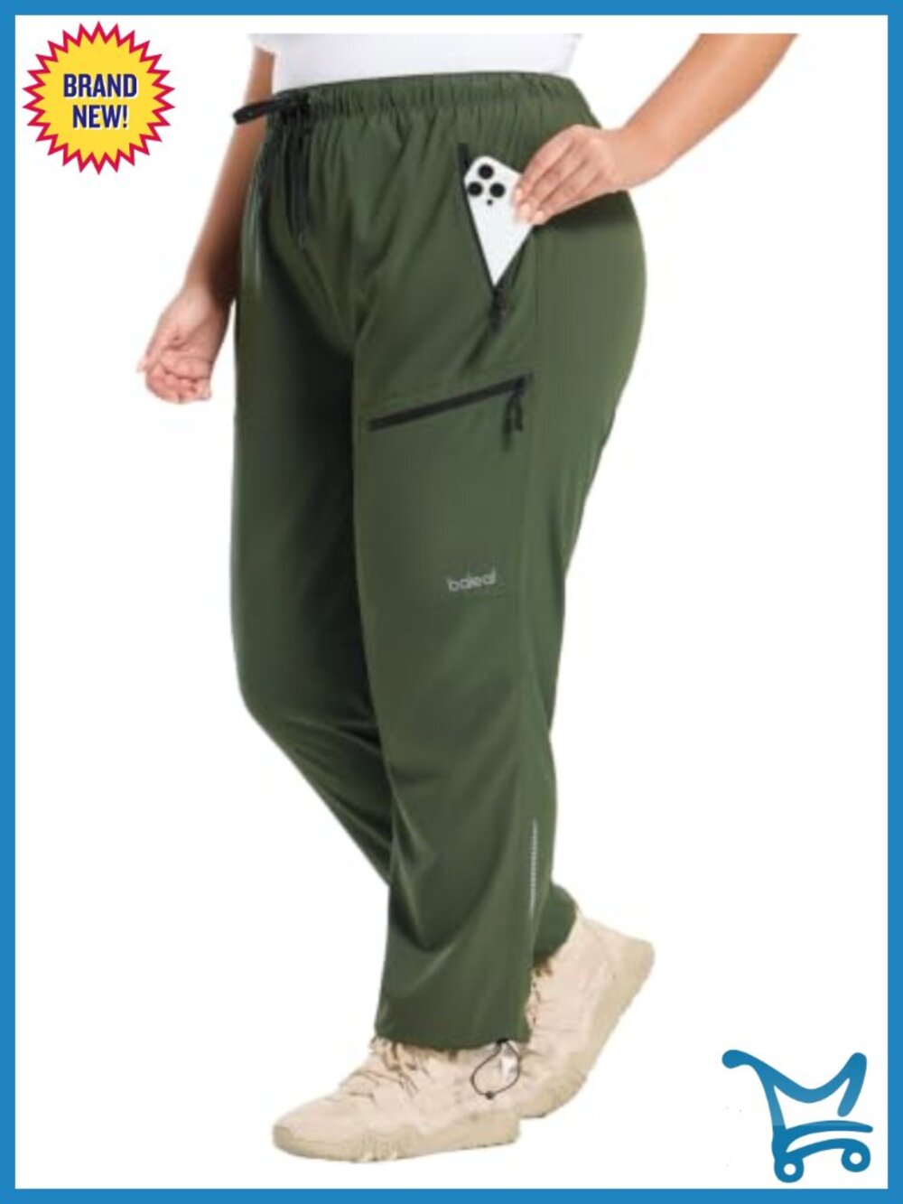 Plus Size Lightweight Quick Dry Water Resistant Hiking Pants